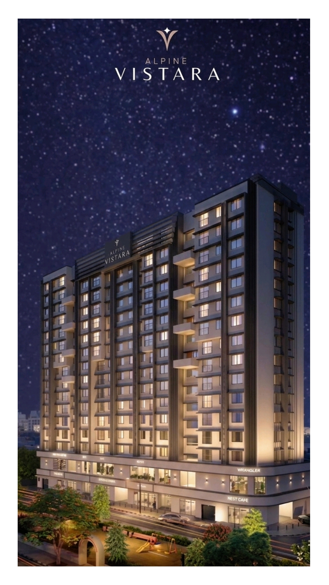 ALPINE VISTARA – Ultra Luxury 2 BHK Residences in Santacruz East Near BKC | G+15 Tower